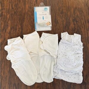 Lot of 4 Preemie Swaddles